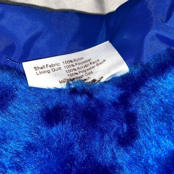 Vintage Snap Button Sports Jacket XL Blue Work Jacket 70’s 80’s 90’s - Picture 5 of 9